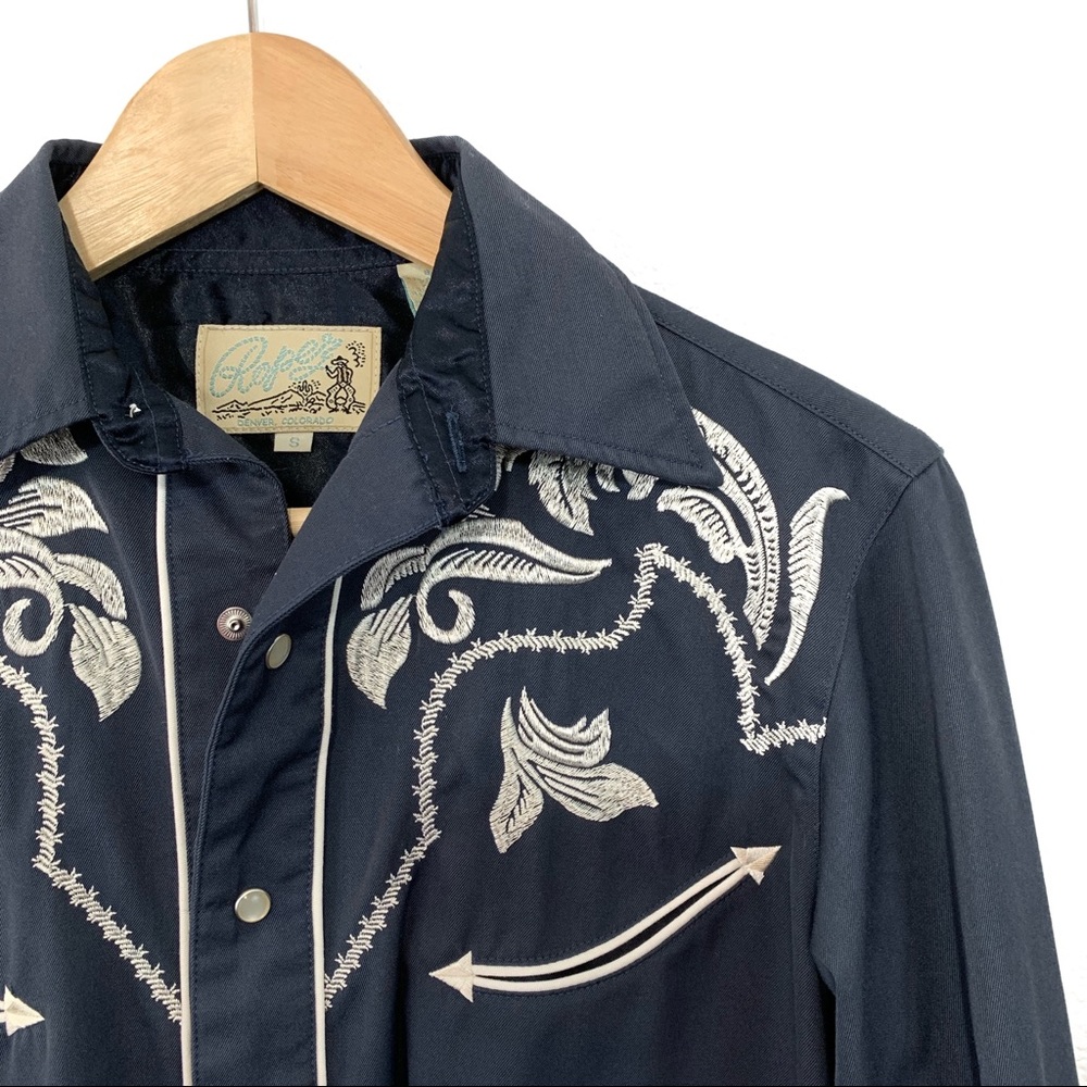 Men’s Vintage Embroidered Roper Western Shirt - Picture 1 of 8